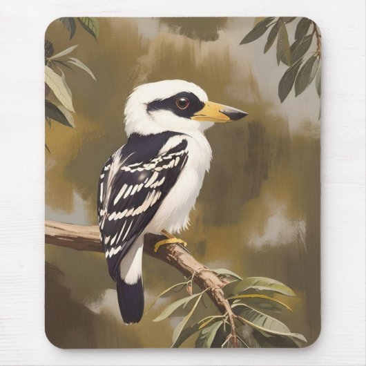 australische Kookaburramalerei, Mousepad (Vorne)