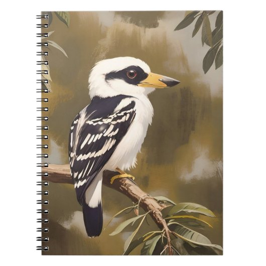 australische Kookaburramalerei, Notizblock (Vorderseite)