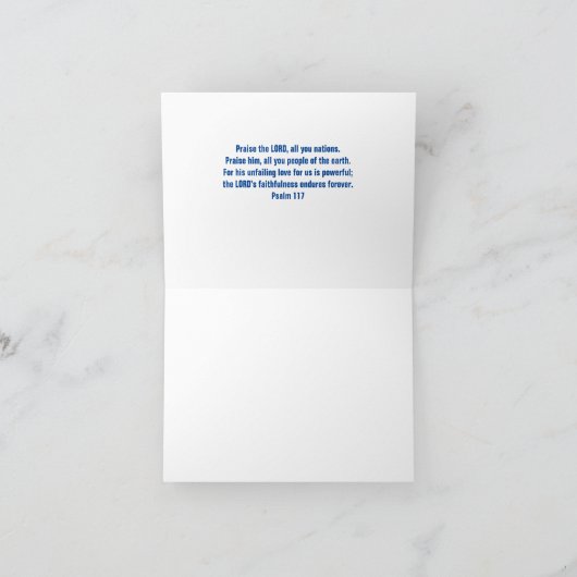 Australische Krippe Karte (Innenseite)