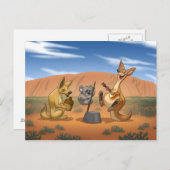 Australische Krug-Band-Postkarte Postkarte (Vorne/Hinten)