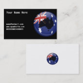 Australische Kugel, Ihr Name hier, Visitenkarte (Vorne/Hinten)