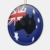 Australische Kugel Keramik Ornament (Links)