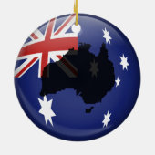 Australische Kugel Keramik Ornament (Hinten)