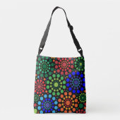 Australische Kunst-Kreise Tragetaschen Mit Langen Trägern (Rückseite)