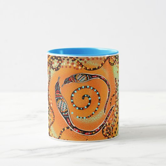 AUSTRALISCHE KUNST                    TASSE (Zentrum)