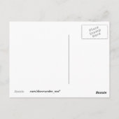 australische Küste Postkarte (Rückseite)