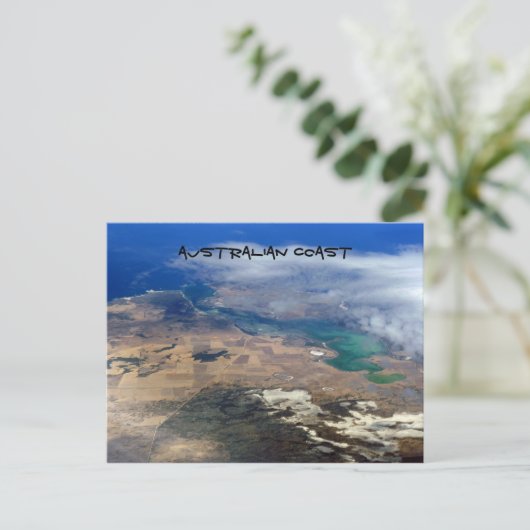 australische Küste Postkarte (Stehend Vorderseite)