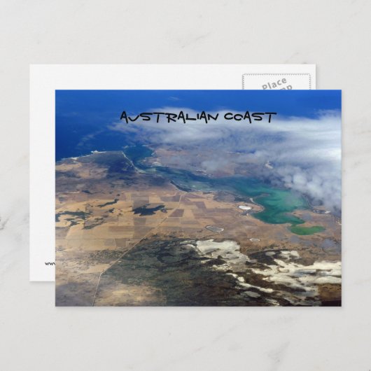 australische Küste Postkarte (Vorne/Hinten)