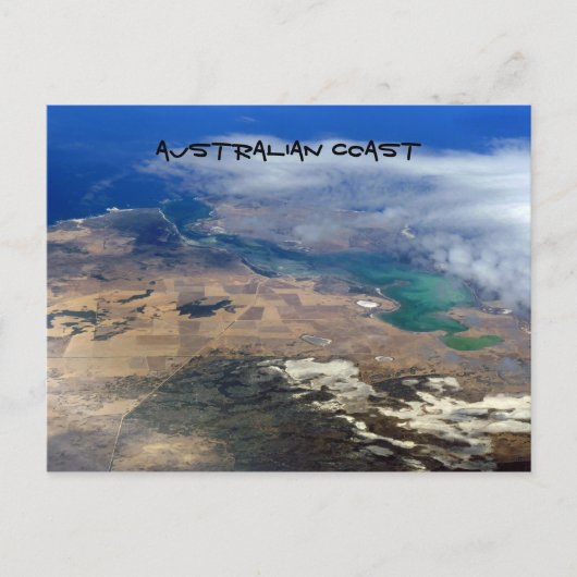 australische Küste Postkarte (Vorderseite)
