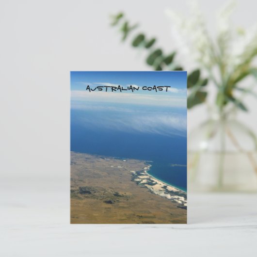 australische Küste Postkarte (Stehend Vorderseite)
