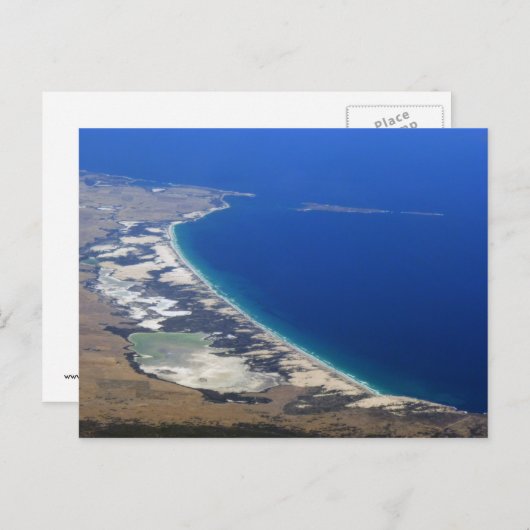 australische Küste Postkarte (Vorne/Hinten)