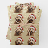 Australische Labradoodle 1 Holiday Edition Geschenkpapier Set (Beispiel)