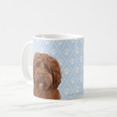Australische labradoodle Kaffee-Tasse Kaffeetasse (Vorderseite Links)