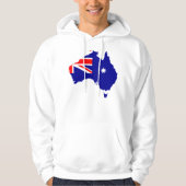 Australische Landesflagge Hoodie (Vorderseite)