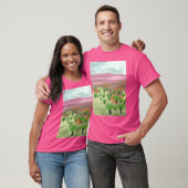 Australische Landschaft mit Grünpflanzen aktiv T-Shirt (Unisex)
