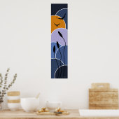 Australische Landschaften 1 Premium Matte Canvas P Poster (Küche)