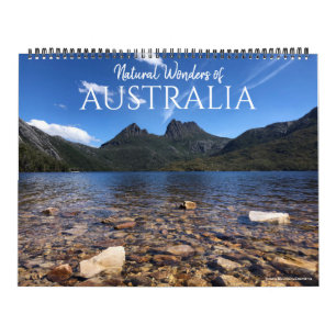 Australische Landschaften 2026 (mit Orten) groß Kalender