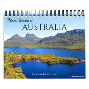 Australische Landschaften 2027 (mit Orten) klein Kalender