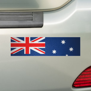 Australische Lederflagge Autoaufkleber