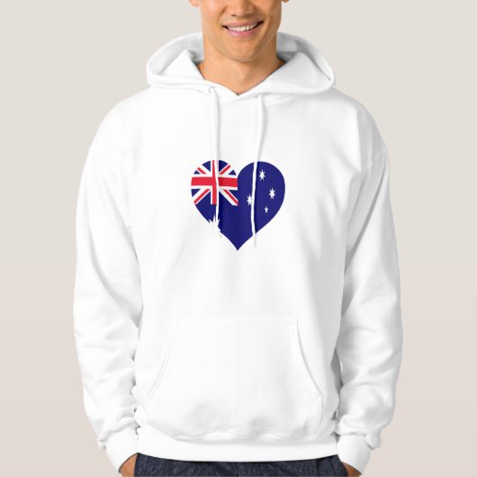 Australische Liebe Hoodie (Vorderseite)
