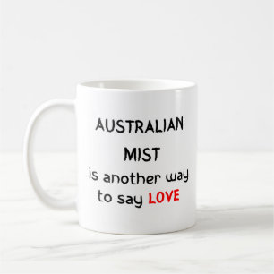 australische Liebe Kaffee Tasse