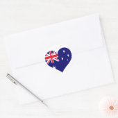 Australische Liebe Runder Aufkleber (Umschlag)