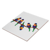 Australische Lorikees Fliese (Seite)