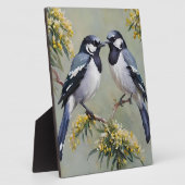 australische Magien in der Ölfarbe "Wattle Trees O Fotoplatte (Seite)