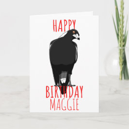Australische Magpie Happy Birthday Card Karte