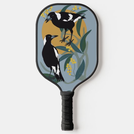 Australische Magpies Pickleball Schläger (Vorderseite)
