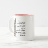 Australische Mama-Tasse Zweifarbige Tasse (Vorderseite Links)
