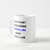 australische Mutter, phantastisch Kaffeetasse (Vorderseite Links)