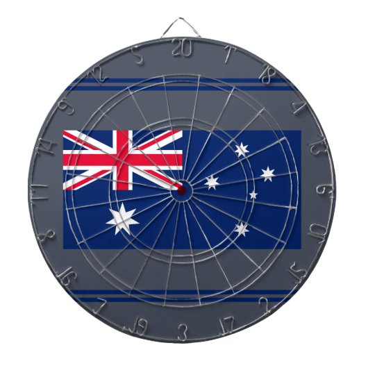 Australische Nationalflagge Dartscheibe (vorne)