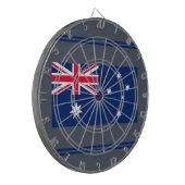 Australische Nationalflagge Dartscheibe (Vorderseite Links)
