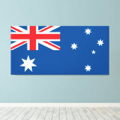 australische Nationalflagge Leinwanddruck (Insitu (Holzboden))