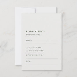 Australische Native Gum Blossom Sage UAWG RSVP Karte