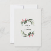 Australische Native Gum Blossom Sage UAWG RSVP Karte (Rückseite)