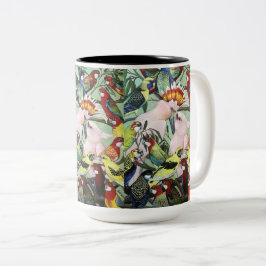 Australische Native Parrots-Tasse Zweifarbige Tasse