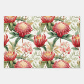 Australische Native Protea Blume II Geschenkpapier Set (Vorderseite 3)