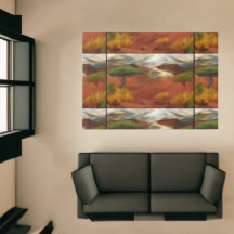 Australische Outback Dawn Abstrakt Art