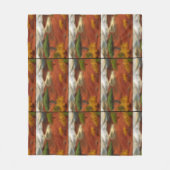 Australische Outback Dawn Abstrakt Art Fleecedecke (Vorderseite)