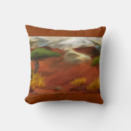 Australische Outback Dawn Abstrakt Art Kissen