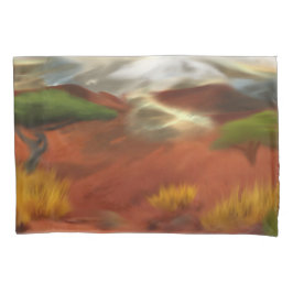 Australische Outback Dawn Abstrakt Art Kissenbezug