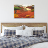 Australische Outback Dawn Abstrakt Art Leinwanddruck (Insitu (Schlafzimmer))