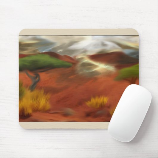 Australische Outback Dawn Abstrakt Art Mousepad (Mit Mouse)