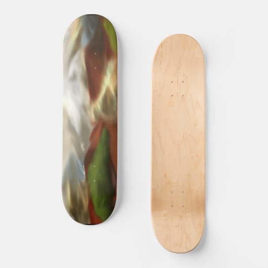 Australische Outback Dawn Abstrakt Art Skateboard (Vorderseite)