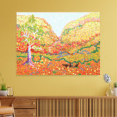 Australische Outback-Impressionistin Leinwanddruck (Insitu (Wohnzimmer))