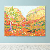 Australische Outback-Impressionistin Leinwanddruck (Insitu (Holzboden))
