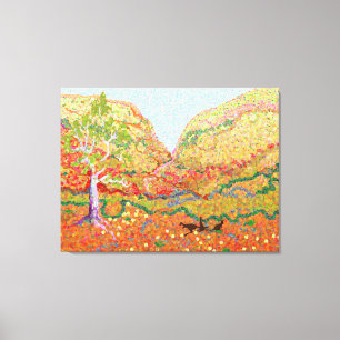 Australische Outback-Impressionistin Leinwanddruck