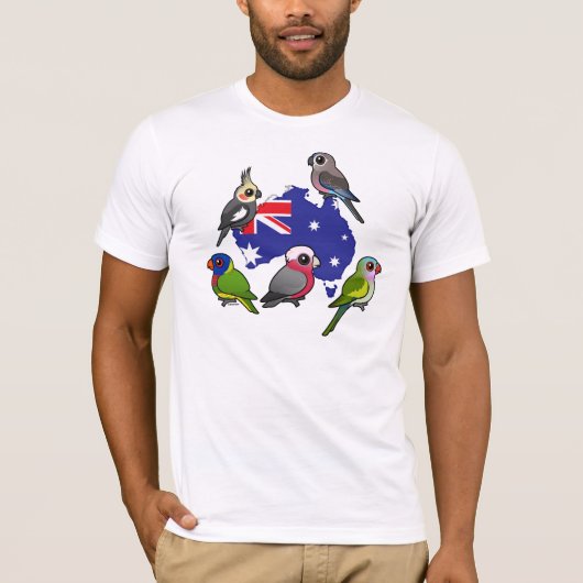Australische Papageien T-Shirt (Vorderseite)